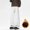 Pantalones de Pierna Ancha Estilo Scimitar Artístico de Moda para Hombre Otoño Nuevo Casual de Pierna Recta Sueltos Ropa para Jóvenes Hombres