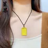Collar Colgante Tradicional Chapado en Oro con Patrón de Nube Cien Bendiciones, Collar Amuleto de Paz Estilo Sólido para Mujer, Cadena para Suéter al por Mayor