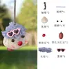 Nuevo kit de manualidades DIY para cachorros de corteza, campana de viento semiacabada, bolsa de semillas de plantas, llavero, pequeño colgante