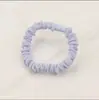 Cor Creme Primavera e Outono Pequeno Laço Manual DIY Elástico de Cabelo Faixa de Cabelo de Alta Elasticidade Corda de Cabelo Fresca Versátil Acessório de Cabelo