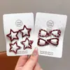 Pinza BB para Niñas Pinza para el Cabello de Estrella de Cinco Puntas Tocado 2025 Nueva Pinza Pinza para Flequillo de Cabello Roto de Bebé Pinza para el Cabello de la Frente de Niños