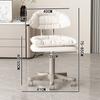 Banqueta Ajustável com Rodas para Casa, Cadeira para Balcão Comercial, Cadeira de Manicure Maquiagem para Beleza, Cadeira de Beleza para Casa