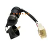 Interruptor de Llave de Encendido para Generador Diésel Refrigerado por Aire 192 Llave de Arranque 186F Motocultor Mini Fresadora 188