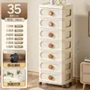 Gabinete de Almacenamiento con Cajones Estilo Crema Canjia para Sala de Estar en Casa, Almacenamiento de Snacks, Organizador de Baño, Gabinete Organizador de Dormitorio