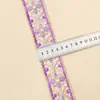 4.5cm Nuevo Estilo Étnico Bordado Lentejuela Encaje Adorno Encaje Vintage Malla Base Hilo Dorado Accesorios para Ropa