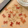 Joyería para uñas de lazo Maillard diamante caramelo nuevo hielo a través del amor mariposa decoración de uñas de resina venta al por mayor