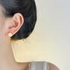 Pendientes Triangulares de Diseño Nicho Estilo Japonés y Coreano para Mujer, Lujo Ligero, Gama Alta, Frescos para Instagram, Versátiles, Pendientes de Botón Geométricos