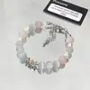 Pulsera de Cristal con Cuentas de Mariposa, Pulsera de Diseño de Alta Gama Ins, Regalo para Novia, Nueva Pulsera de Mejor Amiga de Aspecto Caro
