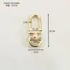 Hebilla de Puerta de 3 Puntos de Aleación de Zinc, Hebilla de Puerta Invertida D Chapada Multicolor, Accesorios para Bolsos, Piezas de Ferretería para Llaveros, En Stock