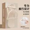 Chinelos Dobráveis Portáteis de Viagem para Homens, Chinelos Antiderrapantes de Banheiro para Casa de Verão, Chinelos de Praia para Casais ao Ar Livre