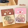 Lindo Set de Gomas para el Cabello Dopamina de Alta Elasticidad para Niños Bebé Bandas de Goma Pequeñas Coletas Trenzas Gomas Versátiles Accesorios para el Cabello