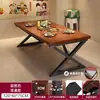 Mesas de comedor para uso comercial en restaurantes, mesas de estilo industrial para tabernas, cafeterías y restaurantes de barbacoa, juegos de mesa y sillas para restaurantes de comida rápida