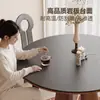 2026 Nuevo Estilo Vintage Sala de Estar Mesa de Comedor de Pizarra Mesa de Comedor Redonda de Diseño para el Hogar con Sillas