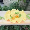 Producto listo para usar en stock: Sombrero de Gato para Gran Apertura Estilo Influencer de Tiktok, Diseño de Flores de Primavera, Auténtico Mismo Estilo, Bufanda Tejida a Crochet Hecha a Mano