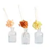 RhapsodizerDragon Sauce de Hilo Hortensia Palillo Difusor Material Creativo DIY Flor Seca Palillo Difusor de Aromaterapia para Decoración del Hogar