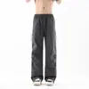 Calça Funcional Estilo Americano Masculina Primavera e Outono para Caminhada ao Ar Livre Escalada Calças de Marca Tendência Solta Reta Casual Macacão
