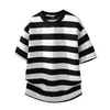 Camiseta masculina de manga curta, algodão puro, novo estilo de verão, corte solto moderno, blusa de meia-manga para estudantes, camiseta de manga curta com gola redonda