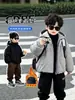 Ropa de algodón para niños estilo pan invierno 2026 nuevo estilo versión coreana chaqueta de algodón elegante para bebé chaqueta de algodón acolchada cálida para niños de invierno