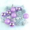Decorações de Natal Habitáveis Decorações de Árvore de Natal 20 Pack Pingente de Natal Roxo Pingente de Natal