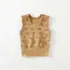 Chaleco para Bebé para Primavera y Otoño, Chaleco de Costilla de Cintura Alta para Proteger la Barriga, Algodón Puro Clase A, Chaleco Unisex Anti-Frío para Bebé Ropa de Dormir