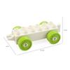 Bloques de Construcción para Autos, Partículas Grandes, Juguetes de Ensamblaje para Niños, Accesorios Educativos para Llantas, Ruedas Inferiores para Trenes, Compatibles con Feile