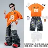 Ropa moderna de street dance para niños, atuendos de hip-hop para actuaciones escénicas infantiles, moda urbana elegante para niños y niñas, moda de pasarela de jazz para actuaciones