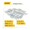 Caja para Llevar de Pescado a la Parrilla, Caja Comercial de Papel de Aluminio, Caja Grande Espesa de Papel de Aluminio, Charola para Barbacoa, Charola Rectangular de Papel de Aluminio