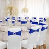 Fundas elásticas para respaldo de silla Amazon transfronterizas para hoteles, bodas, fundas elásticas decorativas para sillas de banquetes y comedor, universales