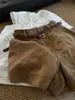 Shorts de Linho Estilo Old Money Feminino 2026 Novo Verão Retro Casual Versátil Cintura Alta Solto Emagrecedor Calças Wide Leg