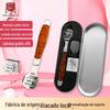 Plaina de Pé de Aço Inoxidável Raspador de Pé Cabo de Madeira de Cor Separada Conjunto de Pedicure Ferramenta para Pele Morta e Calos Faca para Pele do Pé