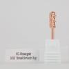 Cabezal para Pulir Uñas de Aleación de Acero de Tungsteno Oro Rosa Remoción Rápida de Uñas Cabezal Redondo Cilíndrico para Pulir Uñas Herramienta de Manicura para Pulir