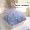 Ganchos, Ganchos Adesivos Sem Furos, Ganchos Transparentes com Adesivo Forte, Ganchos Sem Marcas para Banheiro, Ganchos Mágicos Adesivos Sem Pregos