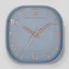 Reloj de Pared Cuadrado Moderno Creativo de 12 Pulgadas (30 cm) para el Hogar, Sala de Estar Cuadrada, Reloj Digital 3D para Dormitorio, Silencioso