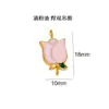 Colgante de Moda Exquisitamente Tallado en Acero de Titanio Chapado al Vacío en Oro de 18 Quilates Colgante de Collar de Alta Retención de Color Accesorios para Joyería DIY de Acero Inoxidable