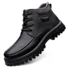 Sapatos masculinos extra grandes 51 mais largos 50 outono e inverno botas martin alargadas 49 couro forrado com lã média 48 sola grossa 47 botas de trabalho