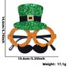 Nuevas gafas de trébol para el festival irlandés, decoración para fiesta de San Patricio, sombrero de hierba de la suerte verde, marco para gafas