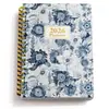 Planificador Nuevo 2026 Transfronterizo Horario de Check-In Personalizado Cuaderno de Alto Valor Cuaderno Floral con Espiral Correa para Cuaderno