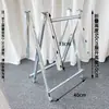Patas Plegables Portátiles para Mesa Soporte de Hierro para Mesa Accesorios Patas para Mesa de Comedor en Casa Puesto de Comida Grande Cuadradas en Forma de X Otras