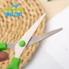 Qian Hong Papelería Cabeza Redonda Lindos Recortes de Papel Hechos a Mano DIY Álbum de Fotos Corte de Foto Mango Suave Plástico Tijeras de Seguridad