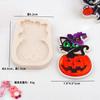Nuevo Molde de Silicona para Pastel de Fantasma de Calabaza de Halloween Muerte Momia Gota de Goma Molde para Hornear Molde de Azúcar Plegable