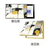 Caja de medidor eléctrico pintura decorativa se puede empujar y tirar superficie de porcelana de cristal caja eléctrica débil pintura de blindaje ciervo de lujo ligero caja de distribución de aleación de aluminio pintura colgante