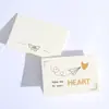 Tarjeta de Saludo Día 520 Tarjeta de Mensaje de Negocio Bendición de Cumpleaños Tarjeta Pequeña Bronceado Corea Creativa Mini Tarjeta de Agradecimiento de Año Nuevo
