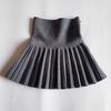 ¡Un imprescindible para combinación suave! Ropa Coreana para Niños 2025 Nuevo Otoño para Bebés Niñas Falda Tejida Plisada Falda Corta
