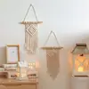 Tapiz Nórdico Tejido a Mano Colgante de Pared Fondo de Pared Interior Decoración de Pared Decoración de Pared Casa de Huéspedes Mesita de Noche Vestíbulo Entrega Jueqin