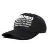 Gorra de Béisbol para Hombre DSQUAREDS Sombrero Deportivo Gorras Ajustable DSQUAREDS2 Gorra Snapback Negra