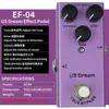 Mini Pedalera Eléctrica para Guitarra Diez Efectos Explosiones Transfronterizas Distorsión Equilibrada Sobrecarga Faz Coro Simulación Delay
