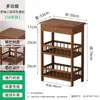 Gabinete lateral de sofá para uso doméstico, mesa de centro pequeña, mesa de mahjong, mesa de rincón, mesa cuadrada pequeña, estante de almacenamiento, mesa de té, gabinete de té