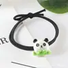 Cuerda para el pelo de panda gigante de marea nacional, anillo para el pelo de dibujos animados, accesorios para el pelo de mujer, cuerda para el pelo tridimensional, linda goma elástica para niños, tocado, venta al por mayor