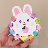 Mini clipe infantil bonito dos desenhos animados princesa hairpin menina quebrado grampo de cabelo doce cor acessórios para o cabelo do bebê