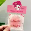 Uñas Vestibles de Dibujos Animados para Niños Sanrio Melody Kitty Kuromi Uñas de Bebé Lindas Suaves Lindas Manicura